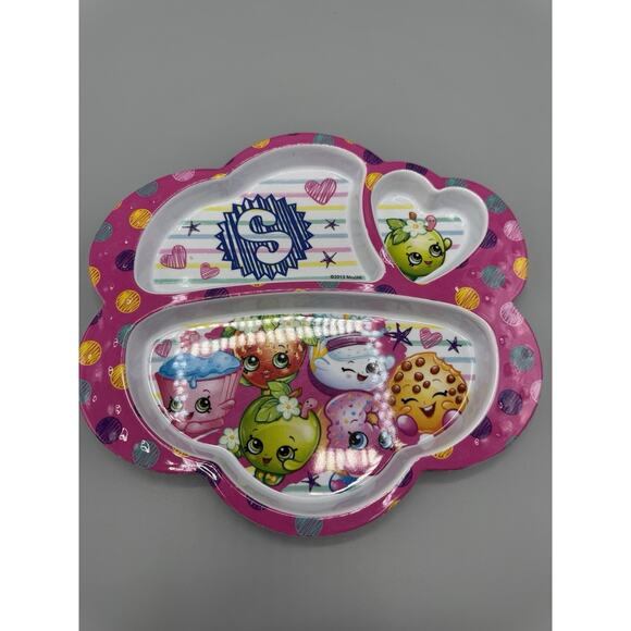 Zak! Designs Shopkins & Doc MsStuffins Plastic Kids Divided Plates Set Of 2 - Picture 7 of 11
